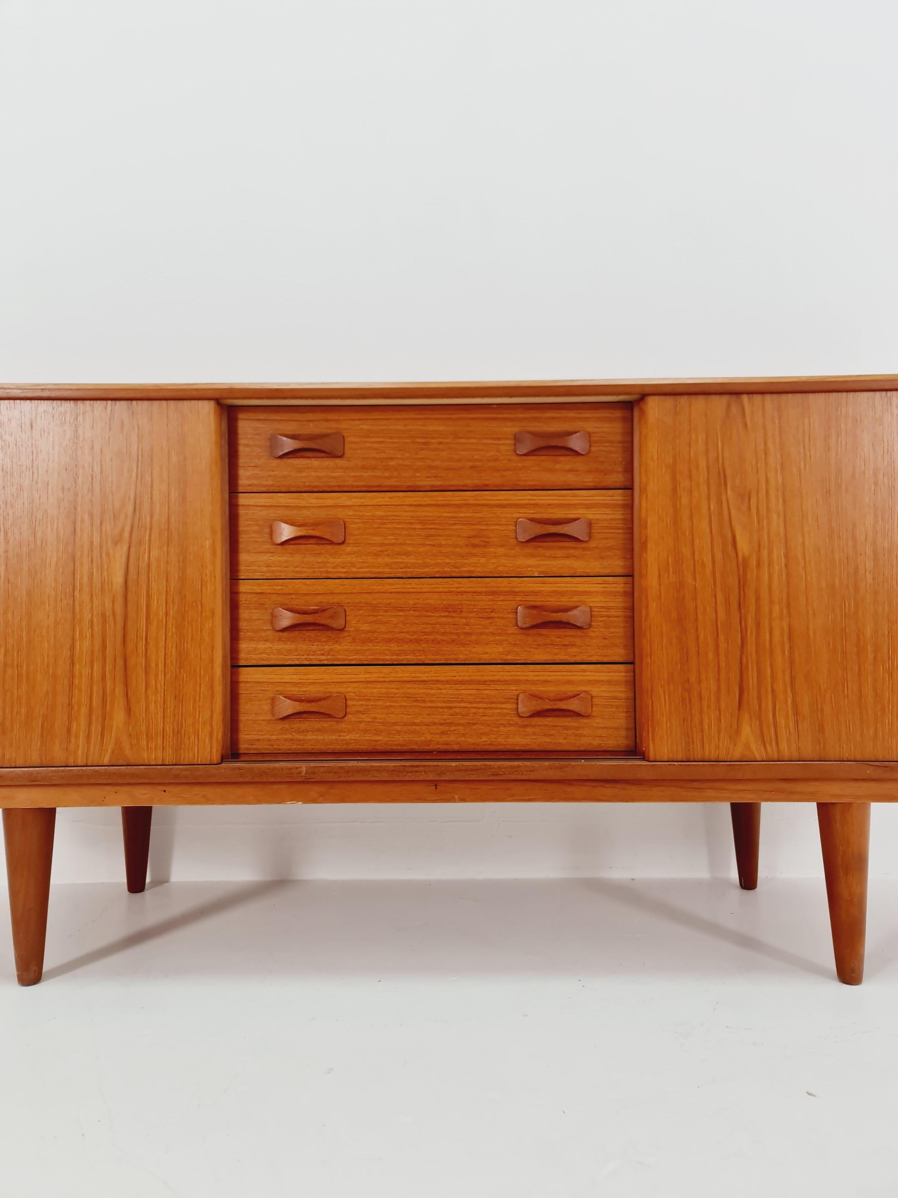 Mid-20th Century Vintage Mid century Danish Sideboard by Clausen & Son , Denmark, 1960s
