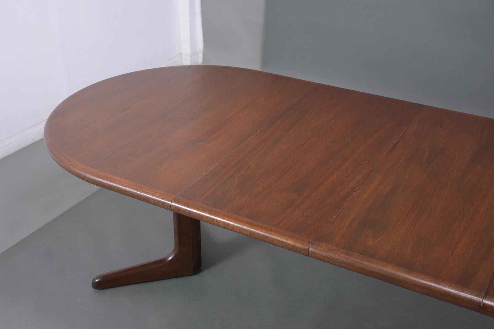 Mid-20th Century Vintage Mid-Century Danish Teak Dining Table