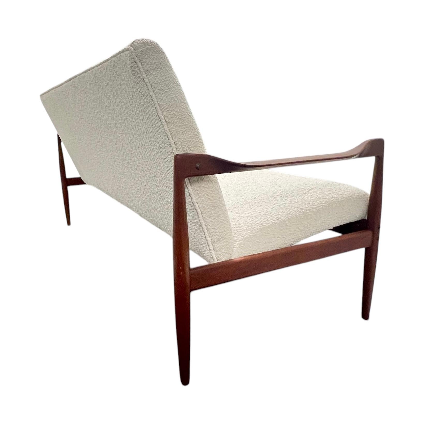 Vintage Mid-Century Danish Teakwood Sofa For Sale 1