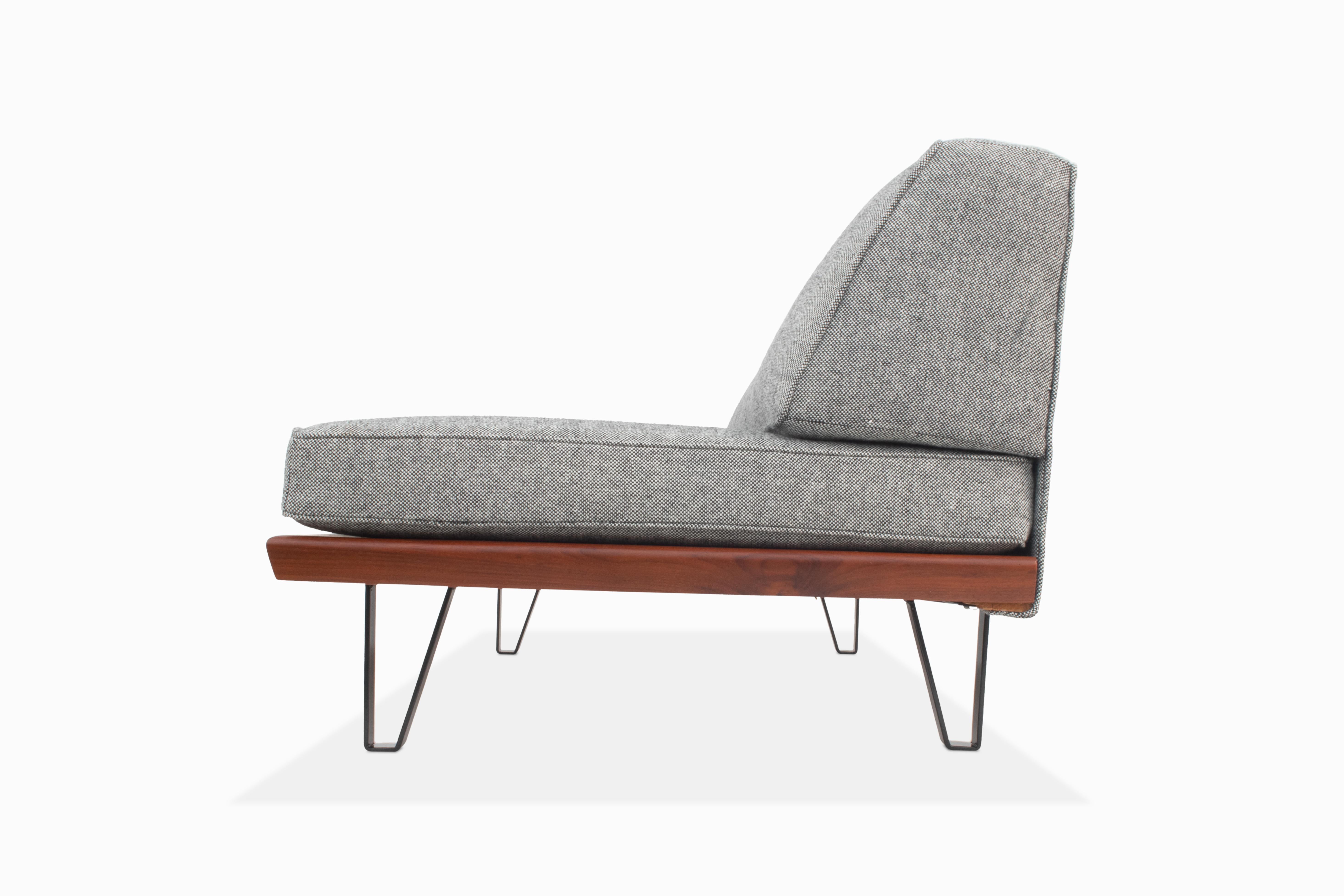 Wool Vintage Mid Century Daybed by Mel Bogart for Felmore Associates