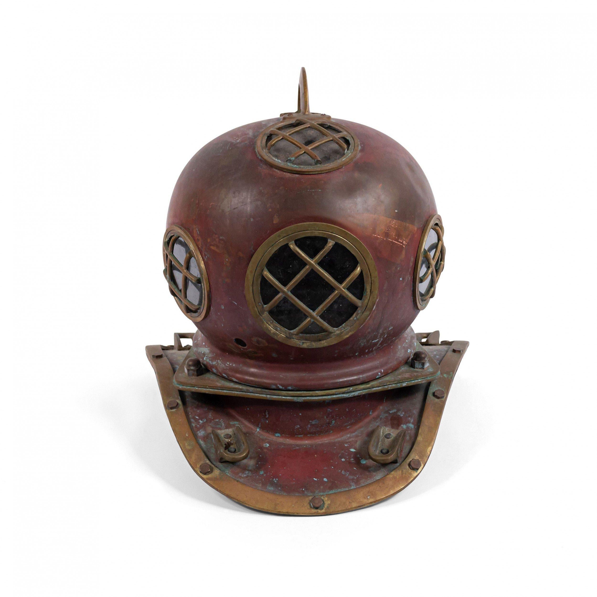Vintage Mid-Century Diving Helmet 2