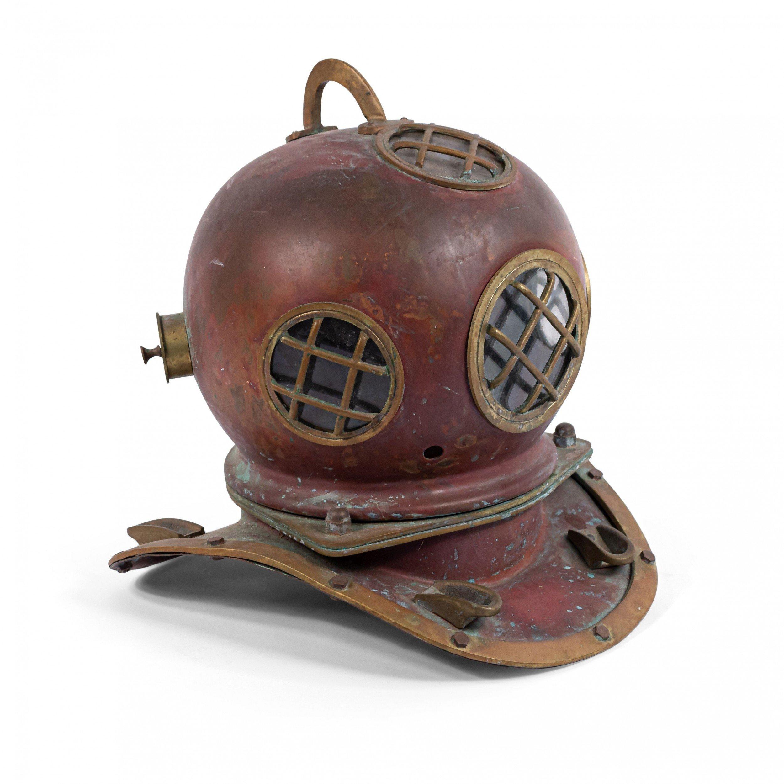 Vintage Mid-Century Diving Helmet 3