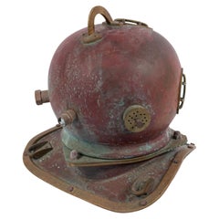 Used Mid-Century Diving Helmet