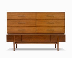 Cómoda doble" vintage de mediados de siglo de John Keal para Brown Saltman