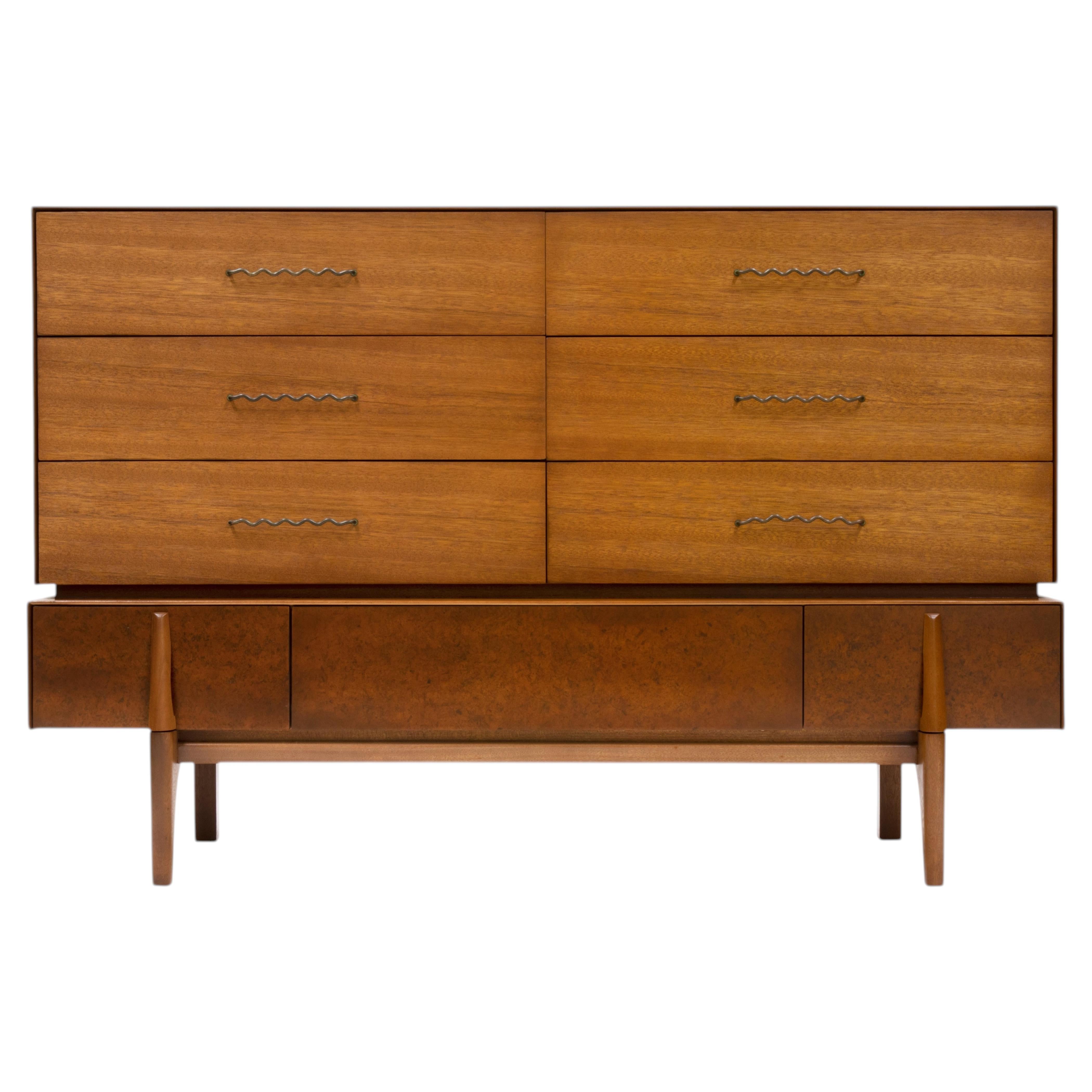 Vintage Mid Century "Double Dresser" by John Keal for Brown Saltman