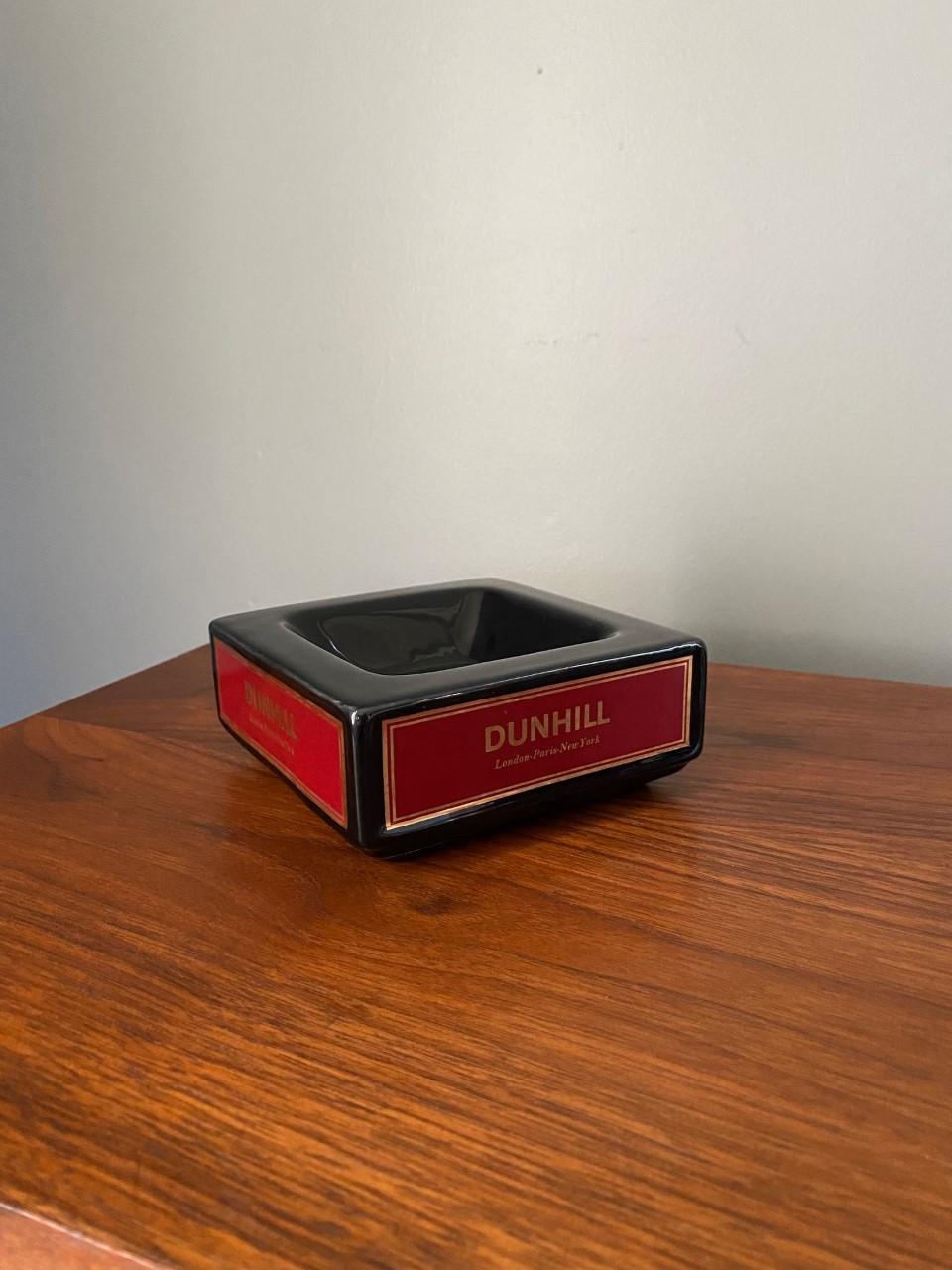 Mid-Century Modern Vintage Midcentury Dunhill Ceramic Ashtray For Sale