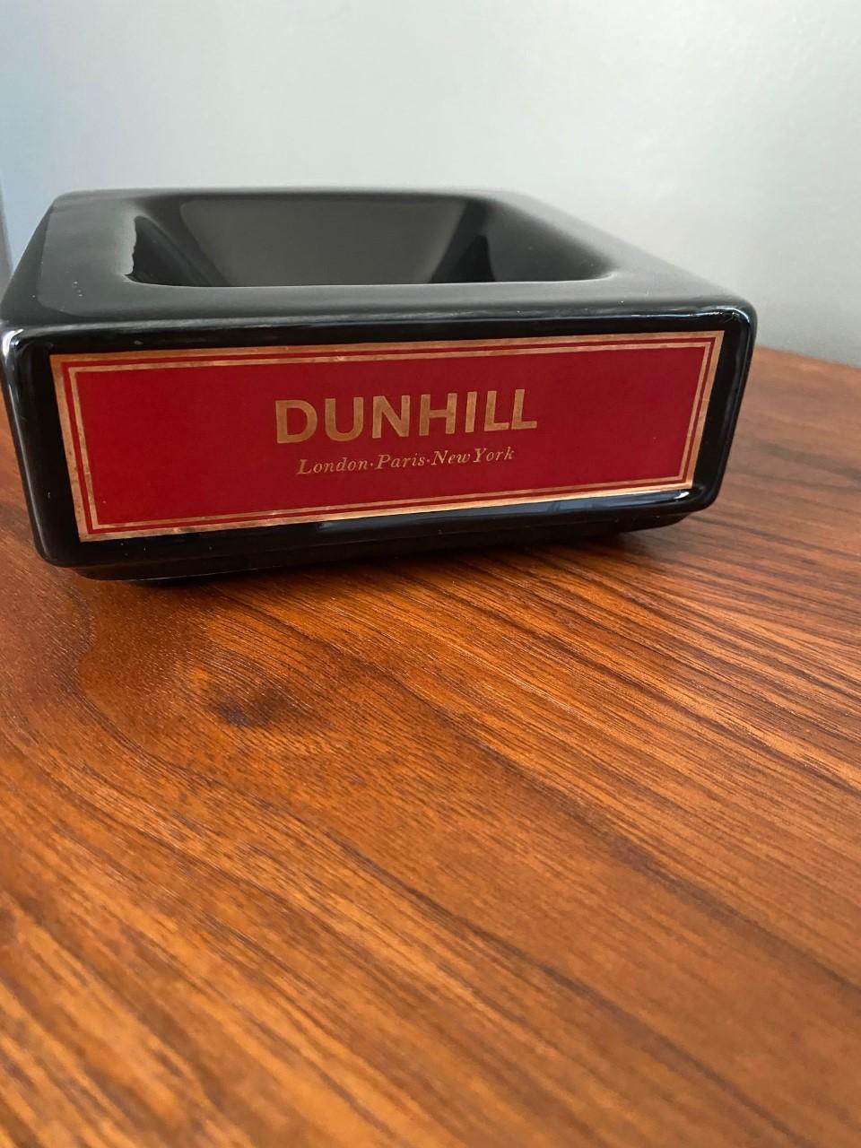 English Vintage Midcentury Dunhill Ceramic Ashtray For Sale