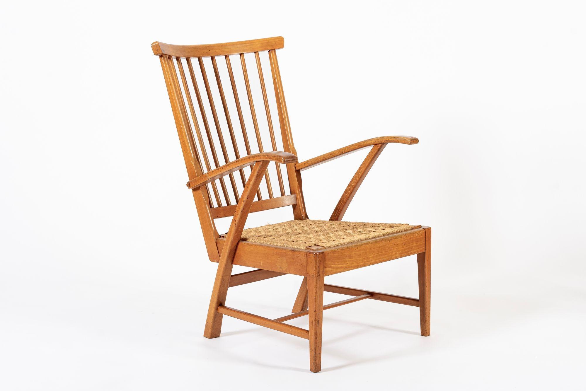 Sillas de salón de madera holandesas vintage de mediados de siglo de Vero Stoel en venta 1