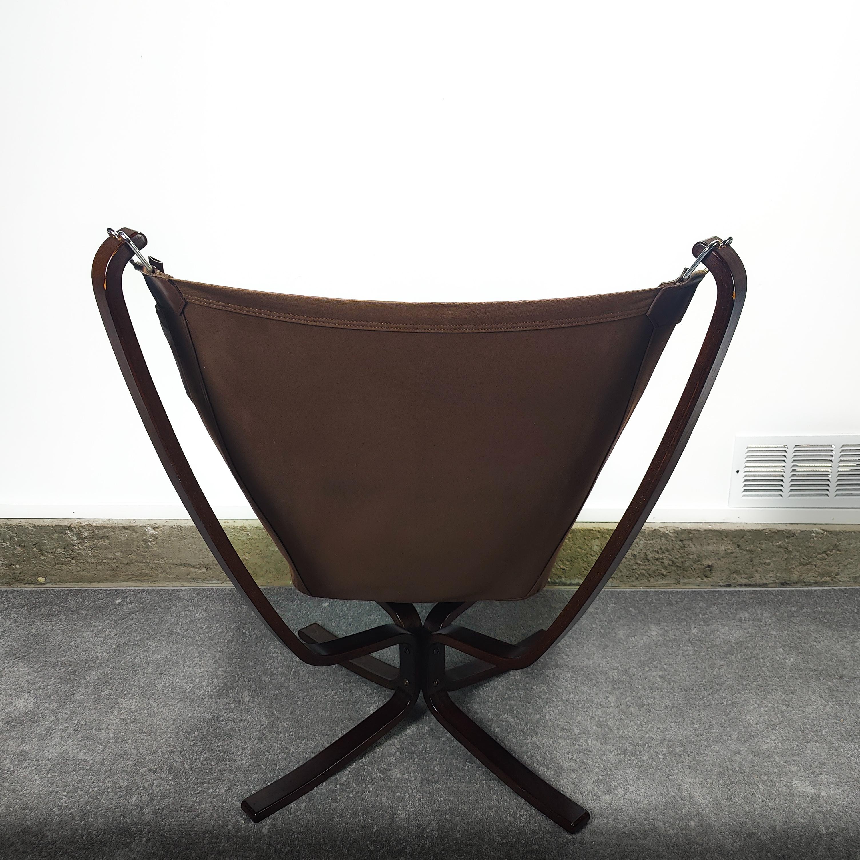 Norwegian Vintage Midcentury Falcon Chair by Sigurd Ressell for Vatne Mobler