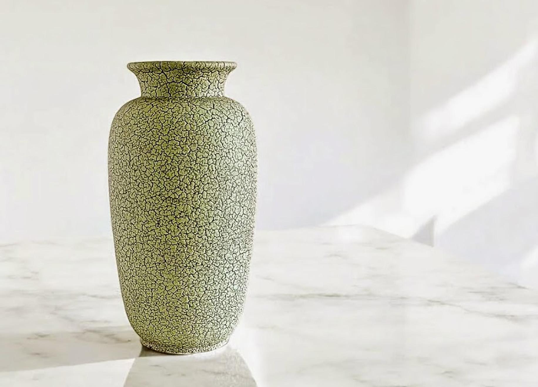 Vintage Mid Century Fat Lava West German Art Pottery Jasba