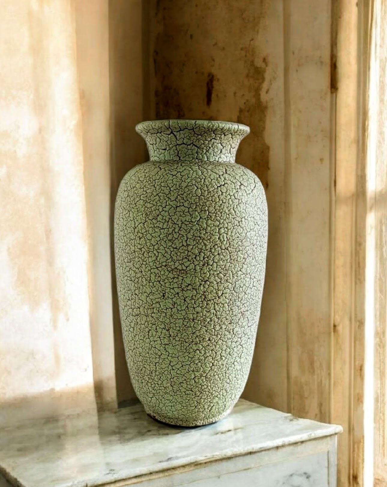 Vintage Mid Century Fat Lava West German Art Pottery Jasba