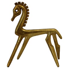 Vintage Frederick Weinberg Pferd Bronze Skulptur Sammlerstück aus der Mitte des Jahrhunderts