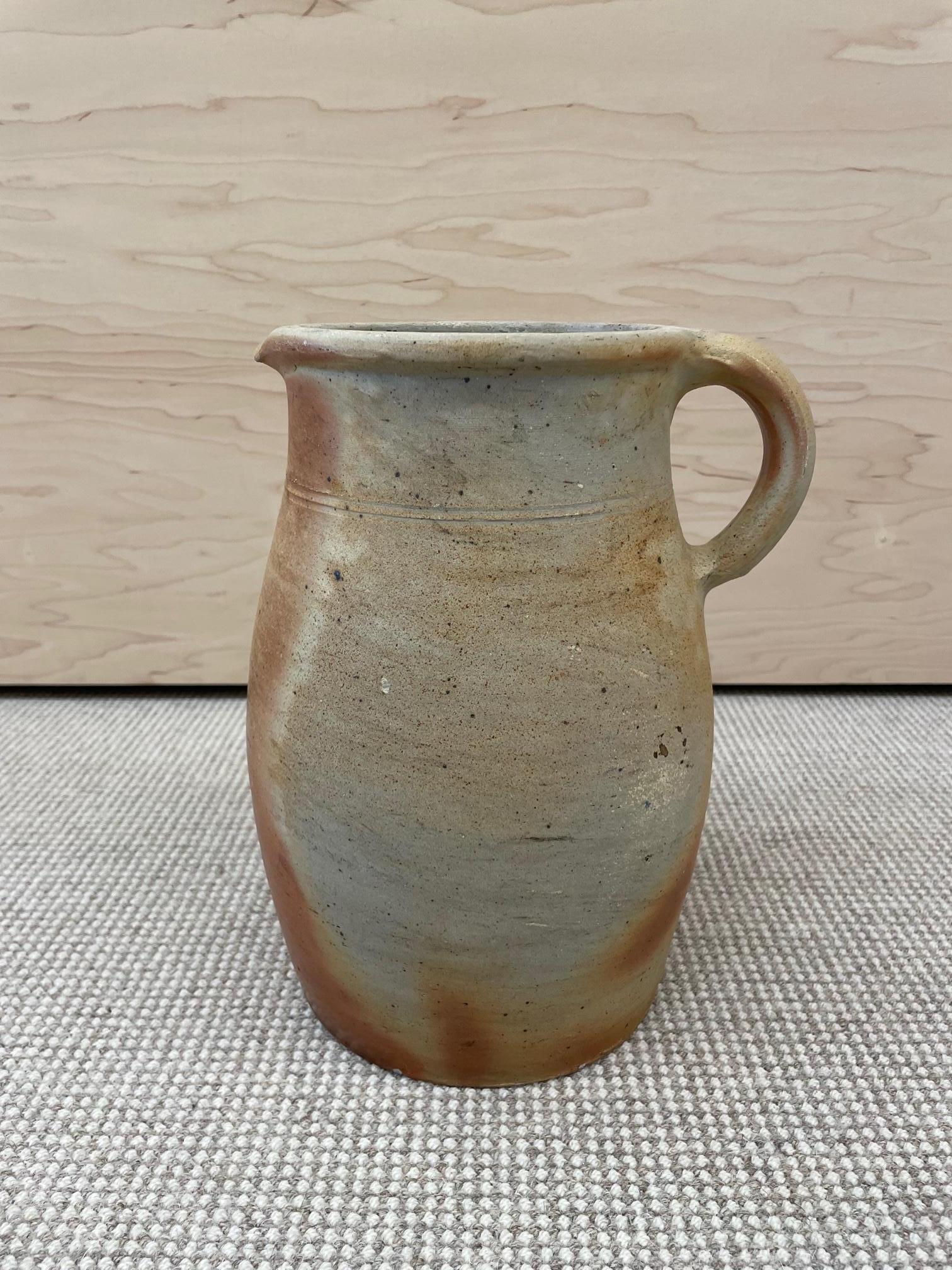 Vintage Mid-Century French provincial stoneware pottery, jar/jug/vase/vessel.