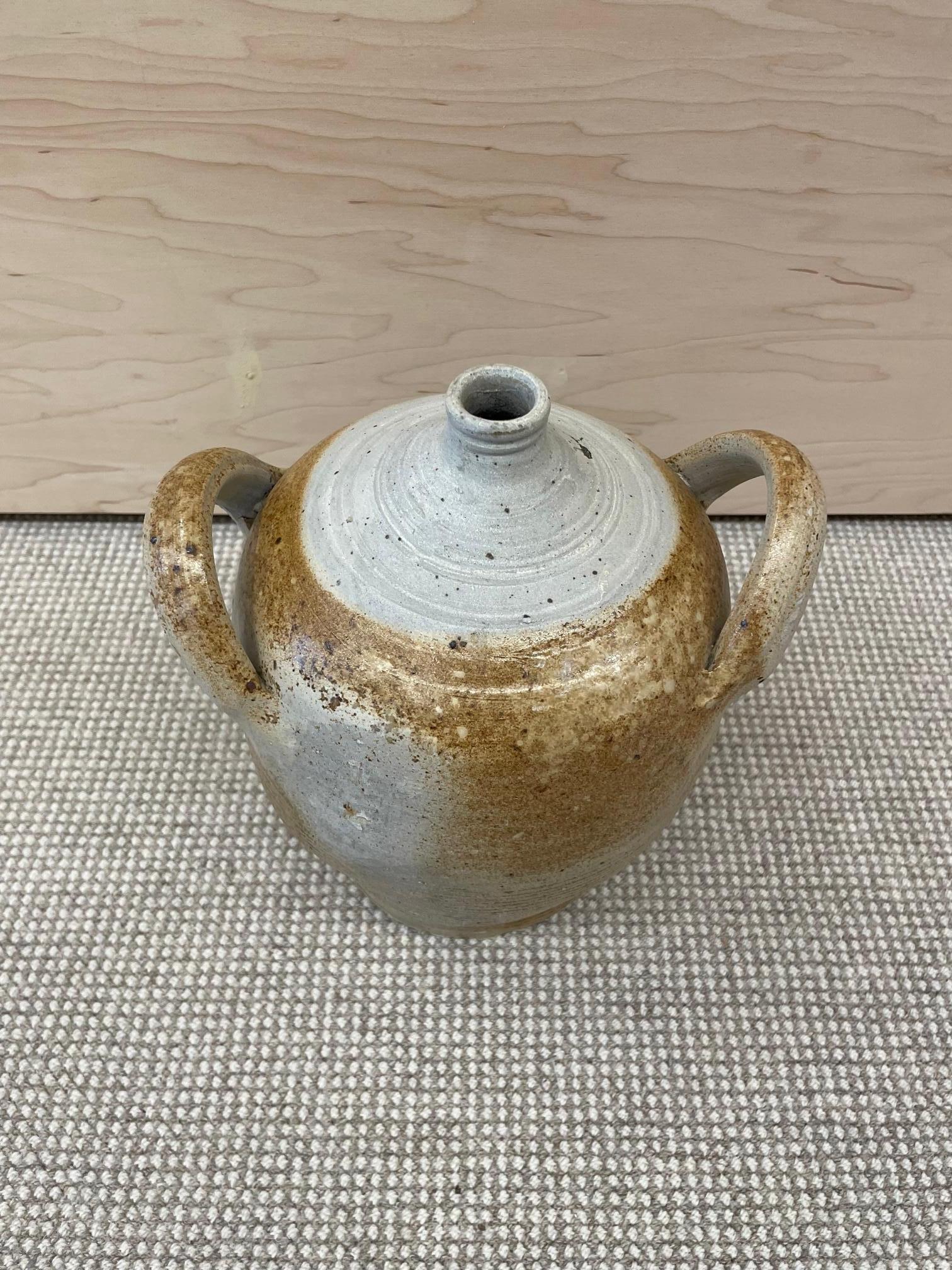 Mid-Century Modern Vintage Mid-Century French Provincial Stoneware Pottery, Jar/Jug/Vase/Vessel For Sale