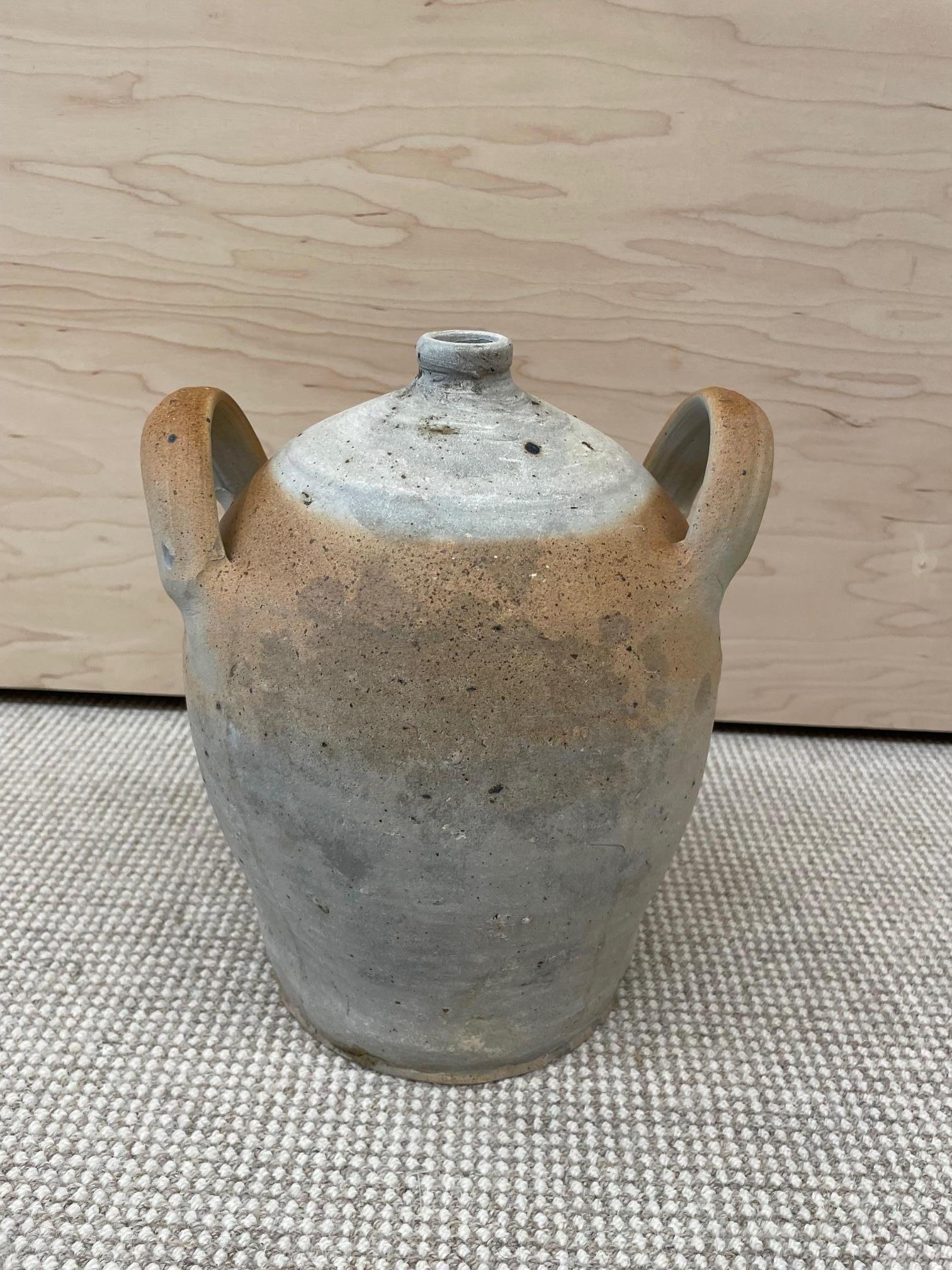Mid-Century Modern Vintage Mid-Century French Provincial Stoneware Pottery, Jar/Jug/Vase/Vessel For Sale