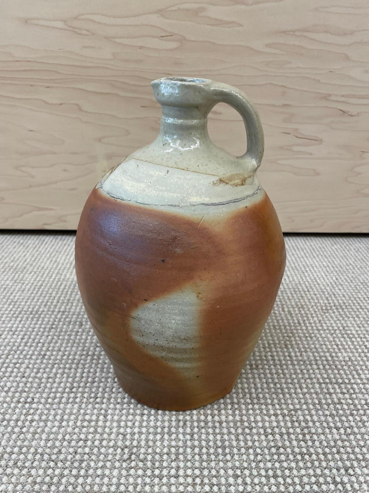 Mid-Century Modern Vintage Mid-Century French Provincial Stoneware Pottery, Jar/Jug/Vase/Vessel