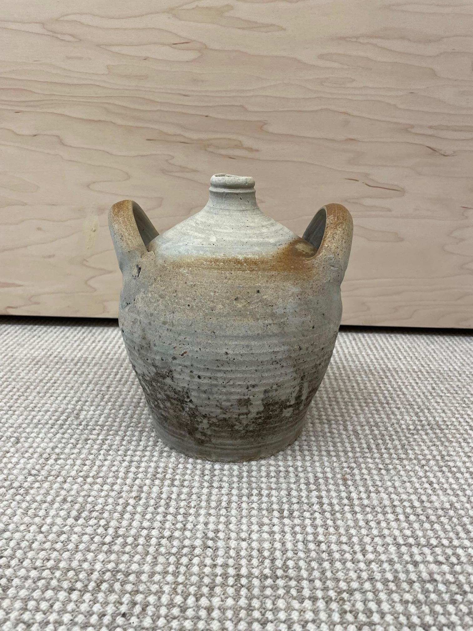 Mid-Century Modern Vintage Mid-Century French Provincial Stoneware Pottery, Jar/Jug/Vase/Vessel For Sale