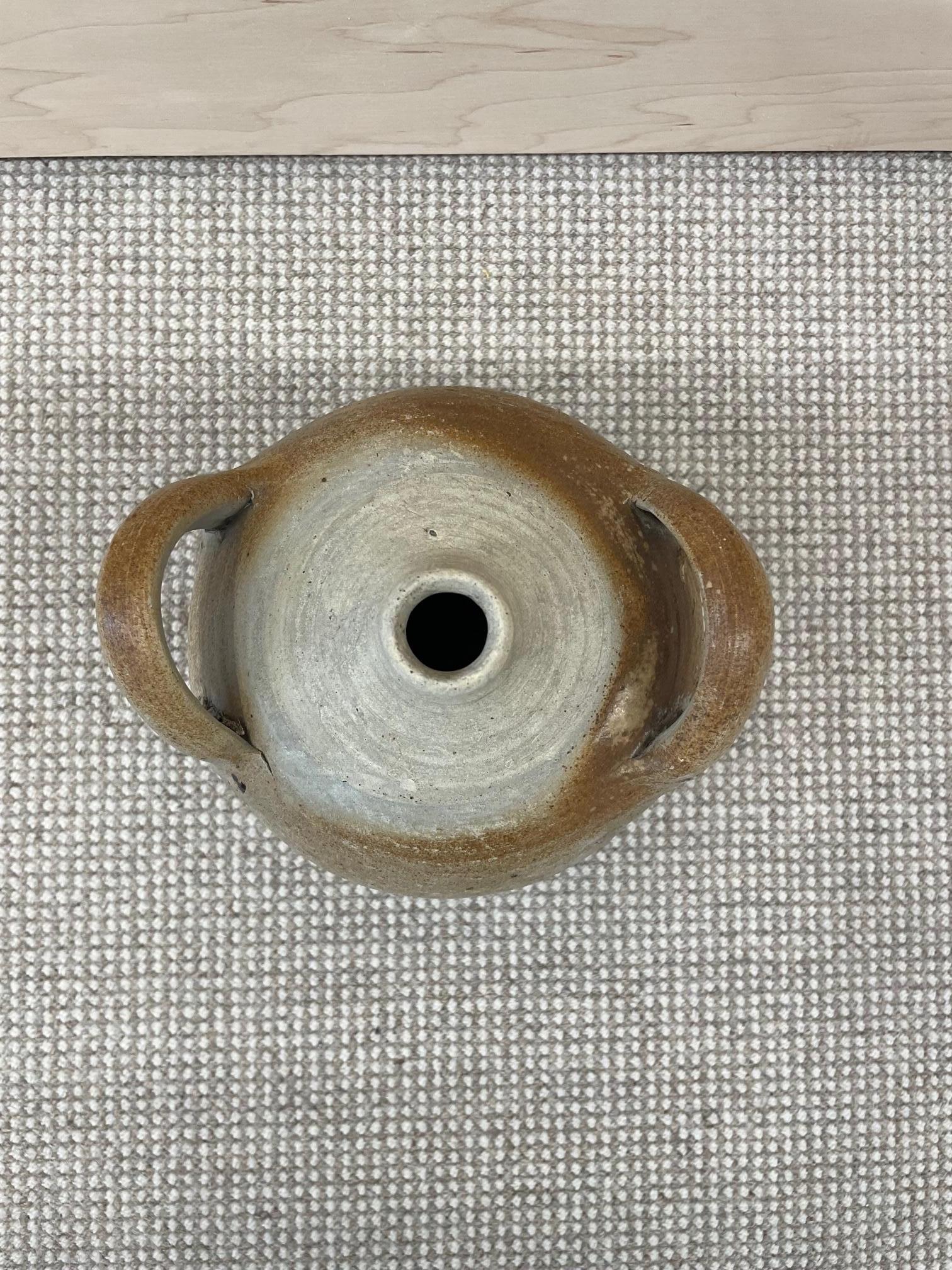 Mid-Century moderno Vaso/ brocca/vaschetta/vaschetta in gres francese d'epoca della metà del secolo scorso in vendita