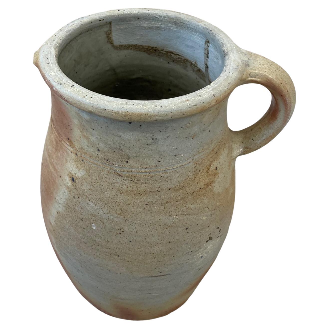Vintage Mid-Century French Provincial Stoneware Pottery, Jar/Jug/Vase/Vessel For Sale