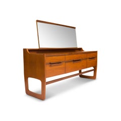 Vintage Mid-Century G-Plan Lowboy Dresser with Vanity