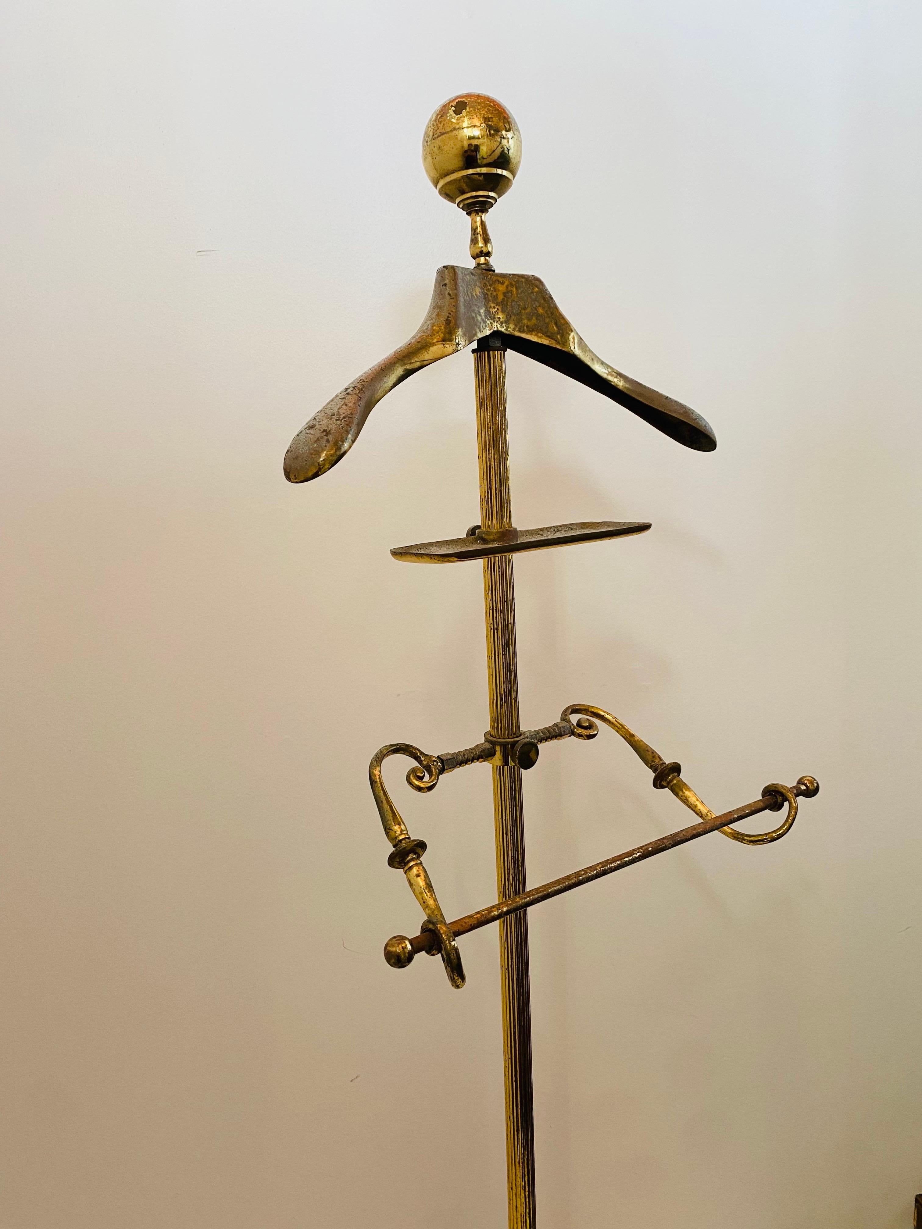 Americano Valigetta in ottone per gentiluomini d'epoca della metà del secolo scorso in vendita