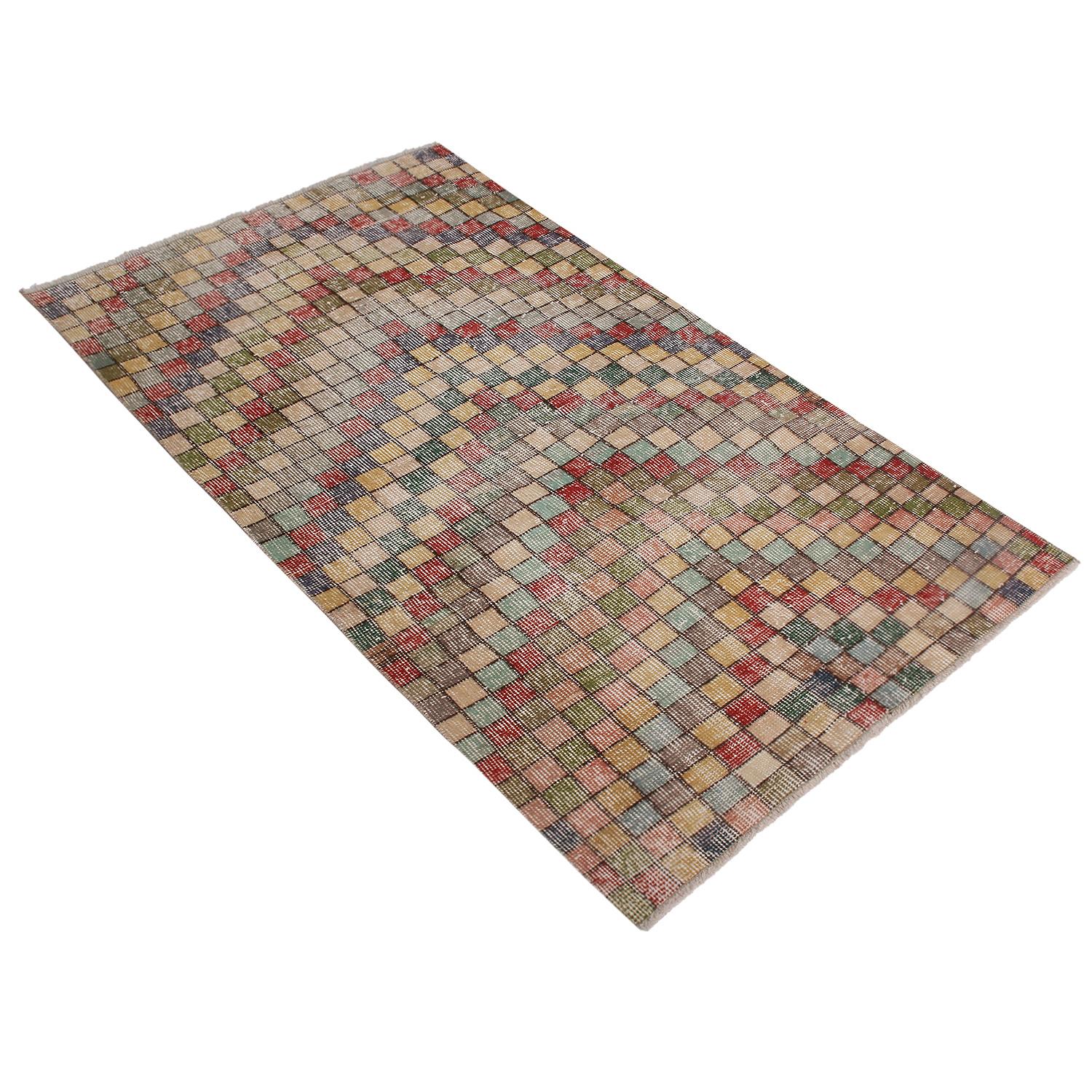 Hand knotted in Turkey originating between 1960-1970, this vintage mid-century runner joins Rug & Kilim’s midcentury Pasha collection celebrating Turkish icon Zeki Müren with Josh’s hand picked favorites from this period. This piece is one of the