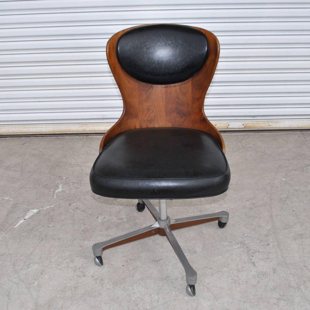 Mid-Century Modern Vintage Mid Century George Mulhauser Plycraft Task Chair