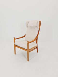 Vintage By tedesco di metà secolo Poltrona ad ala 1950s