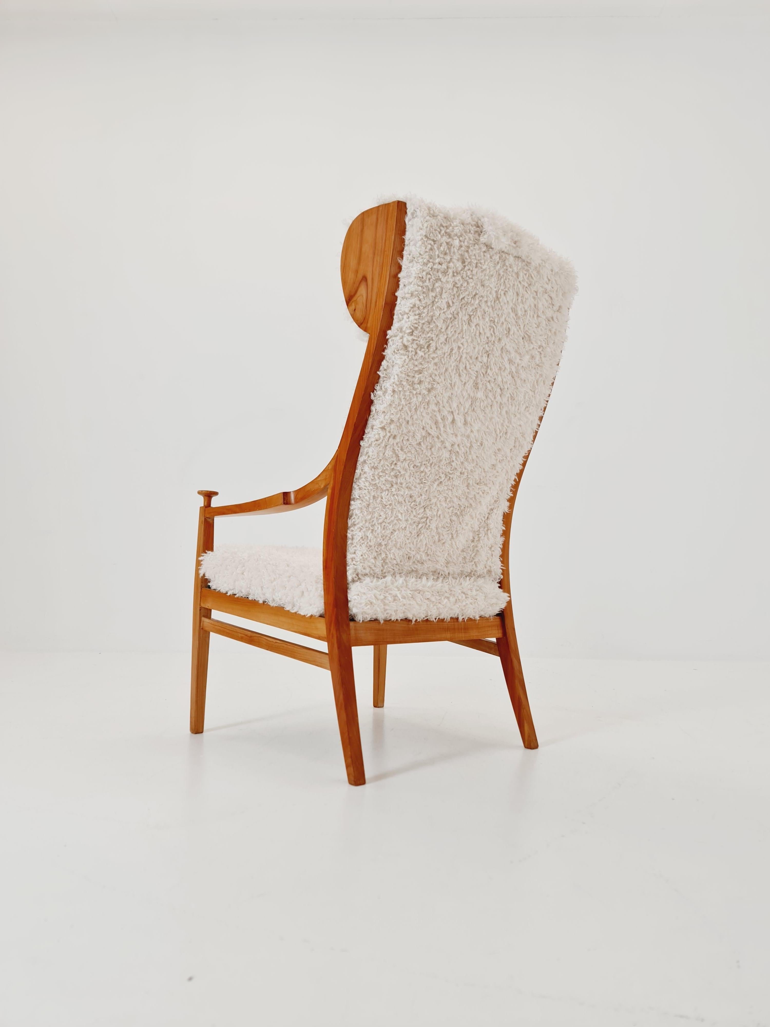 Mid-20th Century Vintage Mid century German  Wing armchair   1950s For Sale