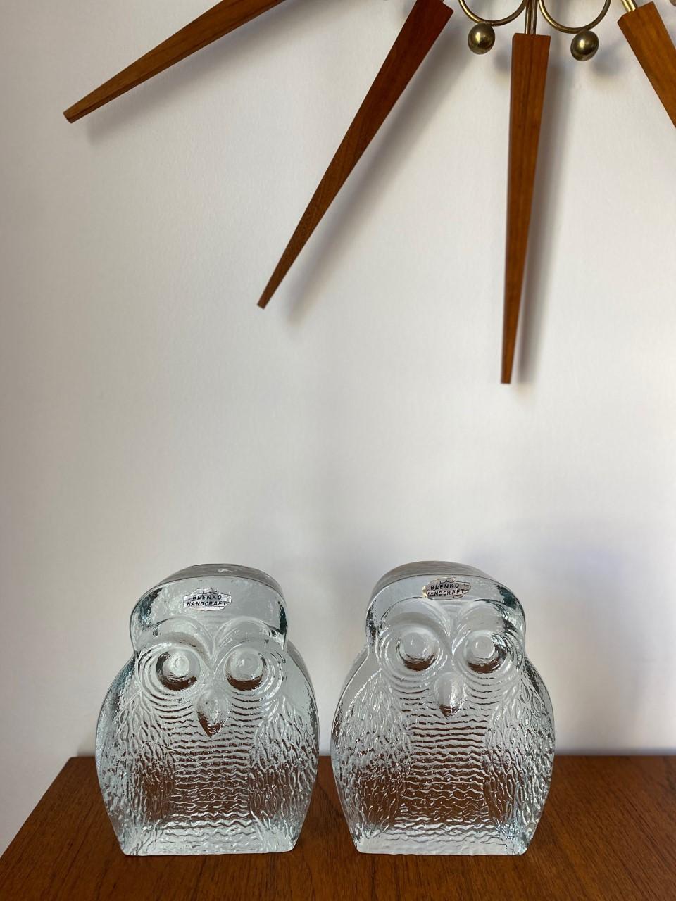 vintage glass owl