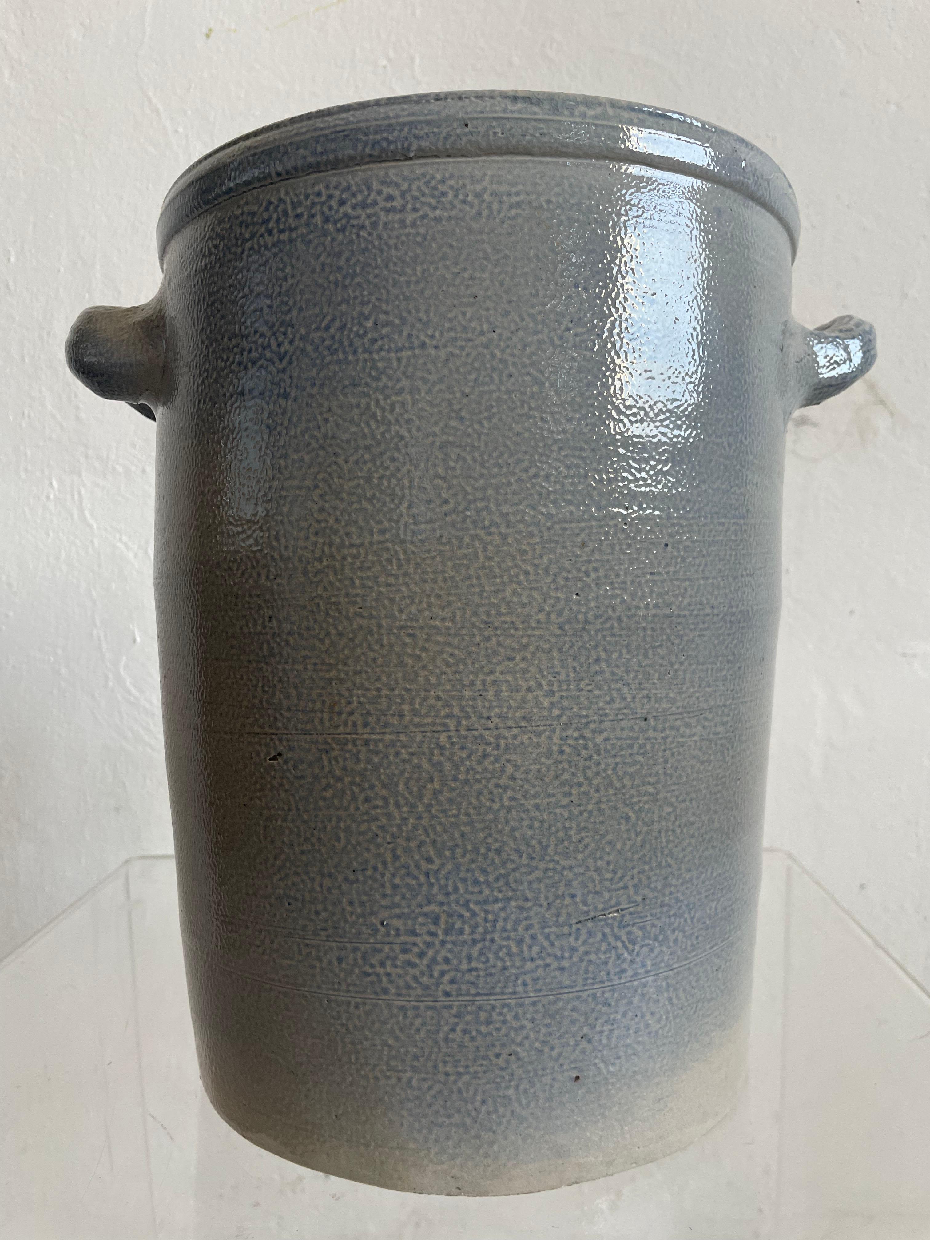 Vintage Mid-Century Glazed Stoneware Pottery, Jar/ Jug/ Vase/ Vessel, Wabi Sabi  For Sale 7