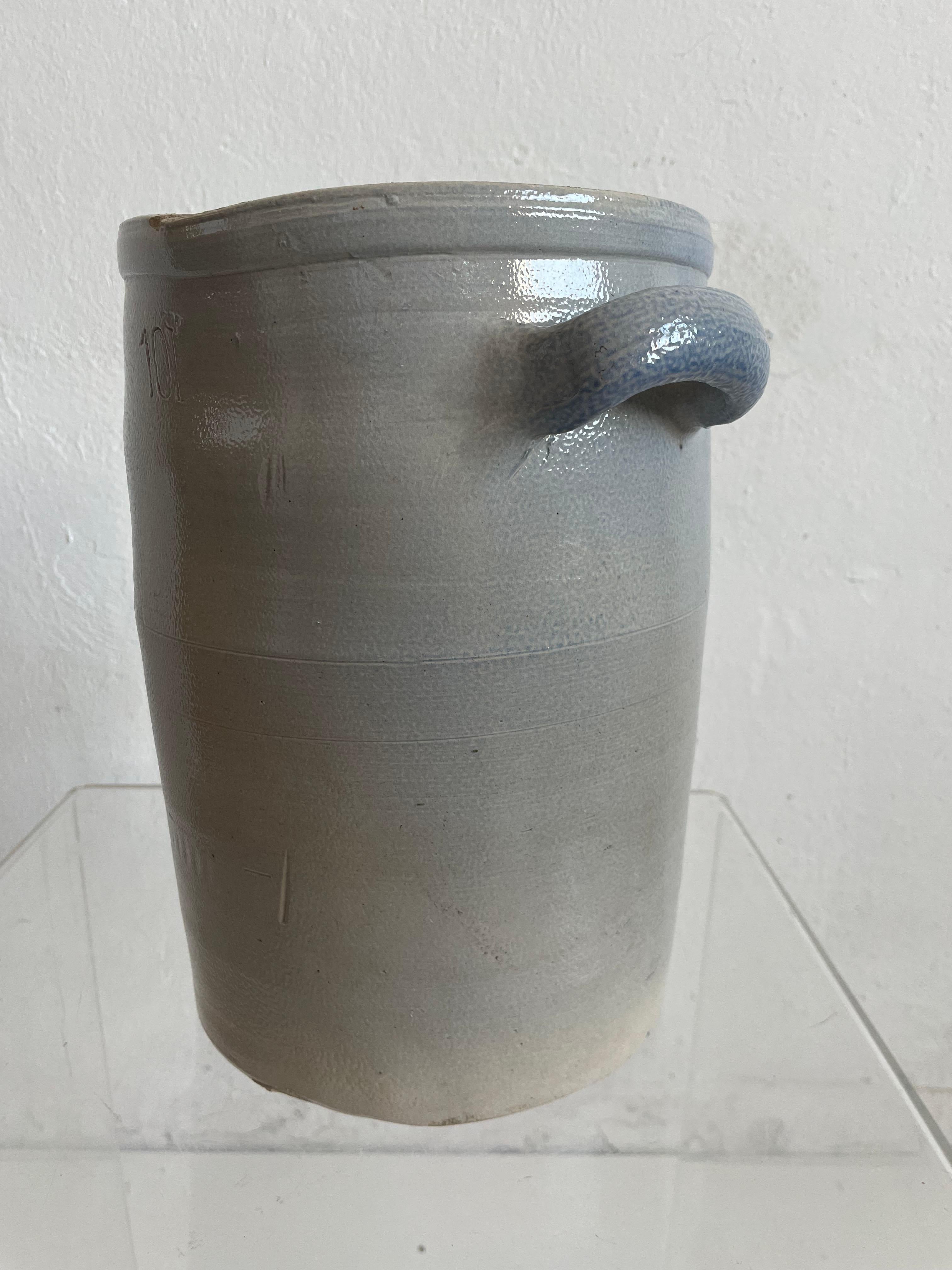 Vintage Mid-Century Glazed Stoneware Pottery, Jar/ Jug/ Vase/ Vessel, Wabi Sabi  For Sale 3