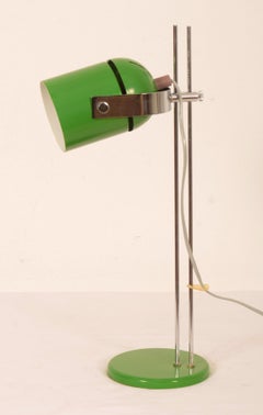 Vintage Mid-Century Green Table Lamp