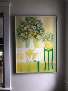 Pittura vintage di metà secolo Harris Strong Vignetta