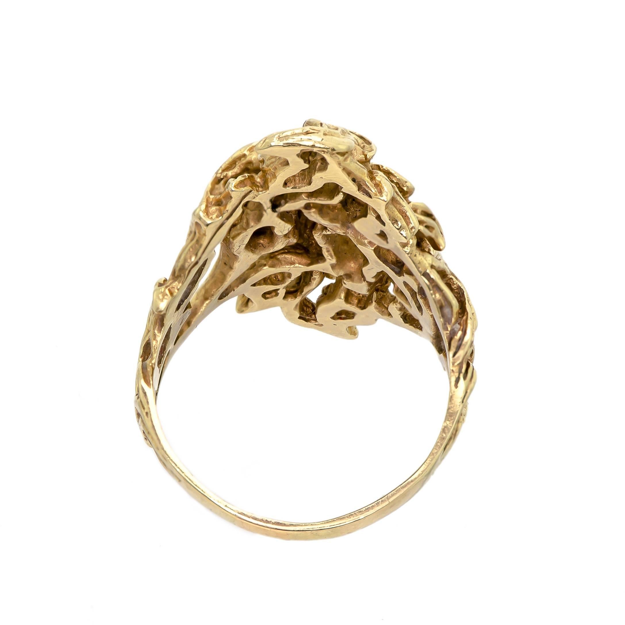 heavy gold ring