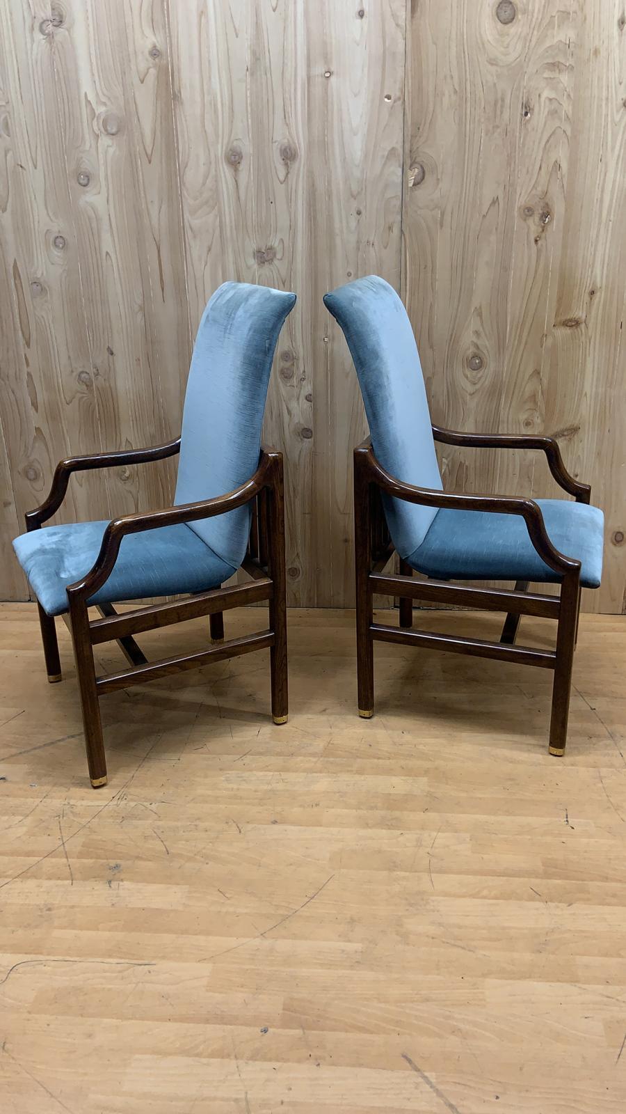 Vintage Mid Century Henredon Scene One Collection Dining Chairs - Set of 12 2