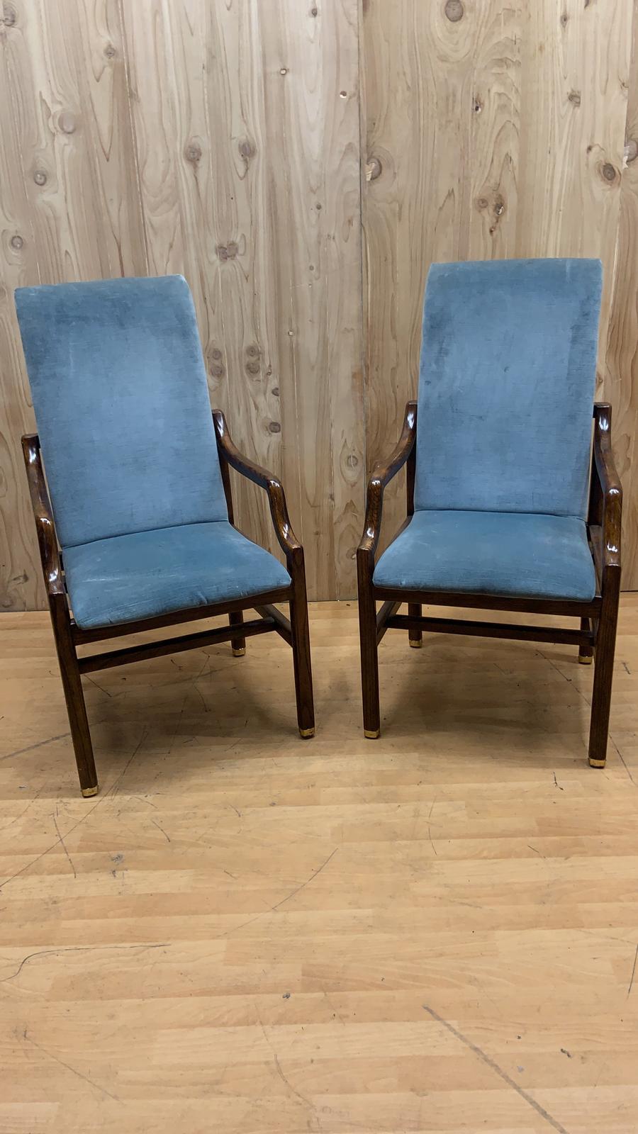 Vintage Mid Century Henredon Scene One Collection Dining Chairs - Set of 12 5