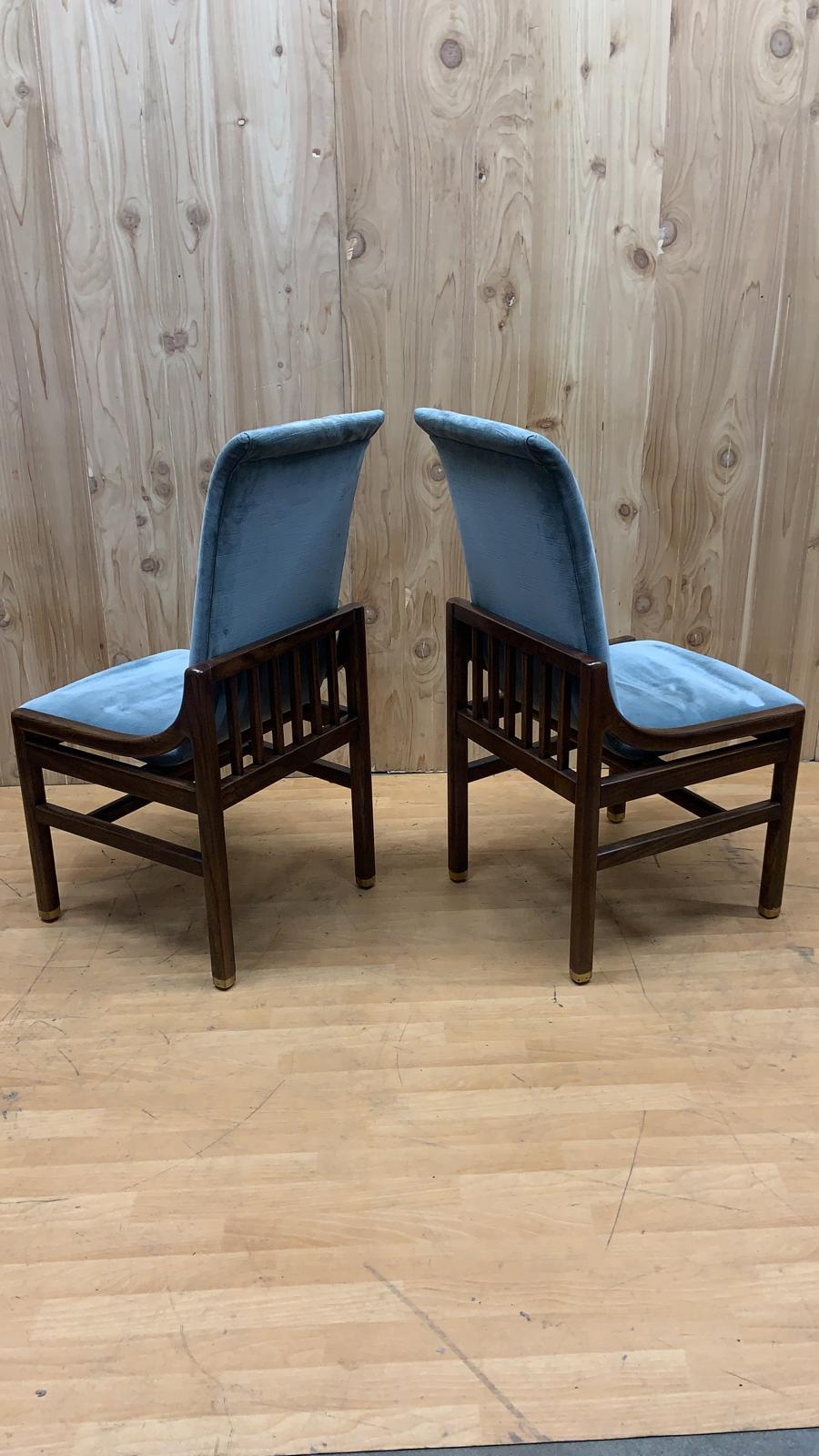 Late 20th Century Vintage Mid Century Henredon Scene One Collection Dining Chairs - Set of 12