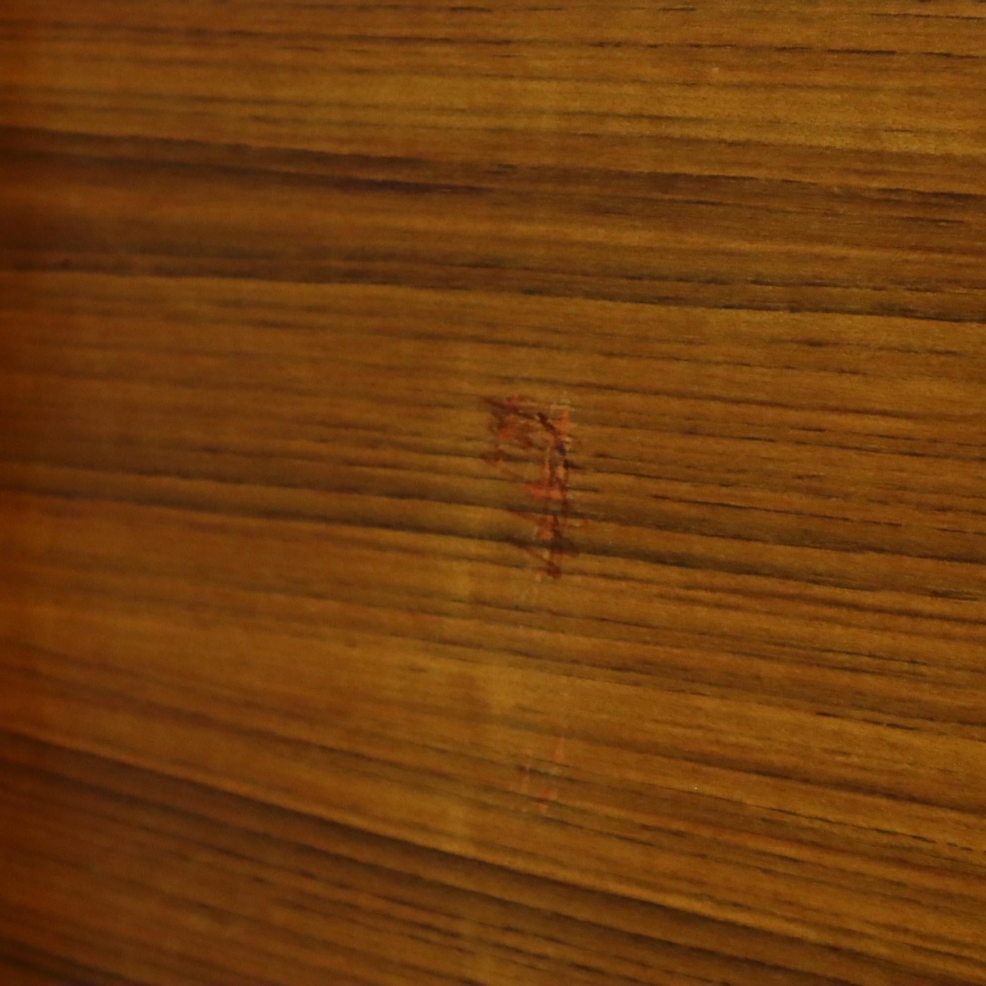 Vintage Mid Century Highboard Cabinet Drawer and Doors Teak Veneer 200cm For Sale 7