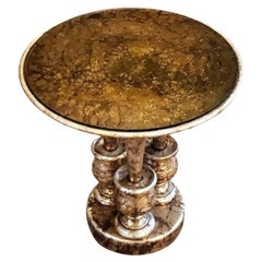 Vintage Mid-Century Hollywood Regency Gilt Bronze Occasional Table