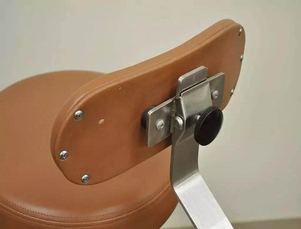 Vintage Mid Century Industrial Modern Adjustable Dental Dentist Chair Stool Seat 2