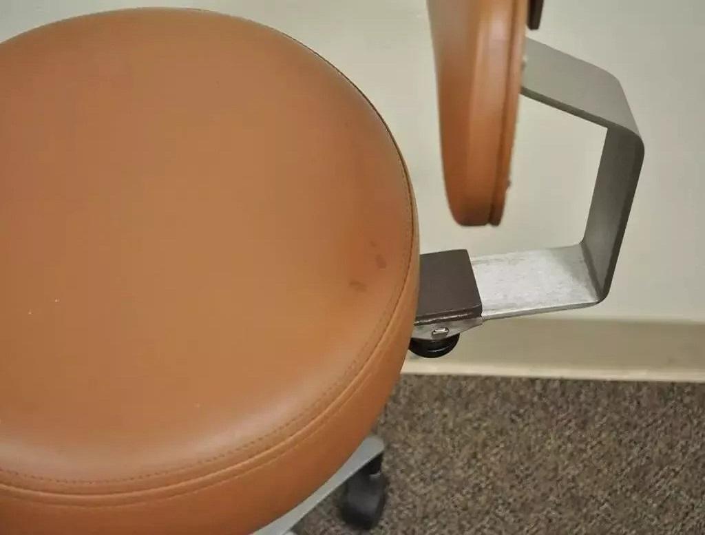20th Century Vintage Mid Century Industrial Modern Adjustable Dental Dentist Chair Stool Seat