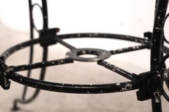 Vintage Mid Century  Iron Garden Patio Dining Table att. to Woodard