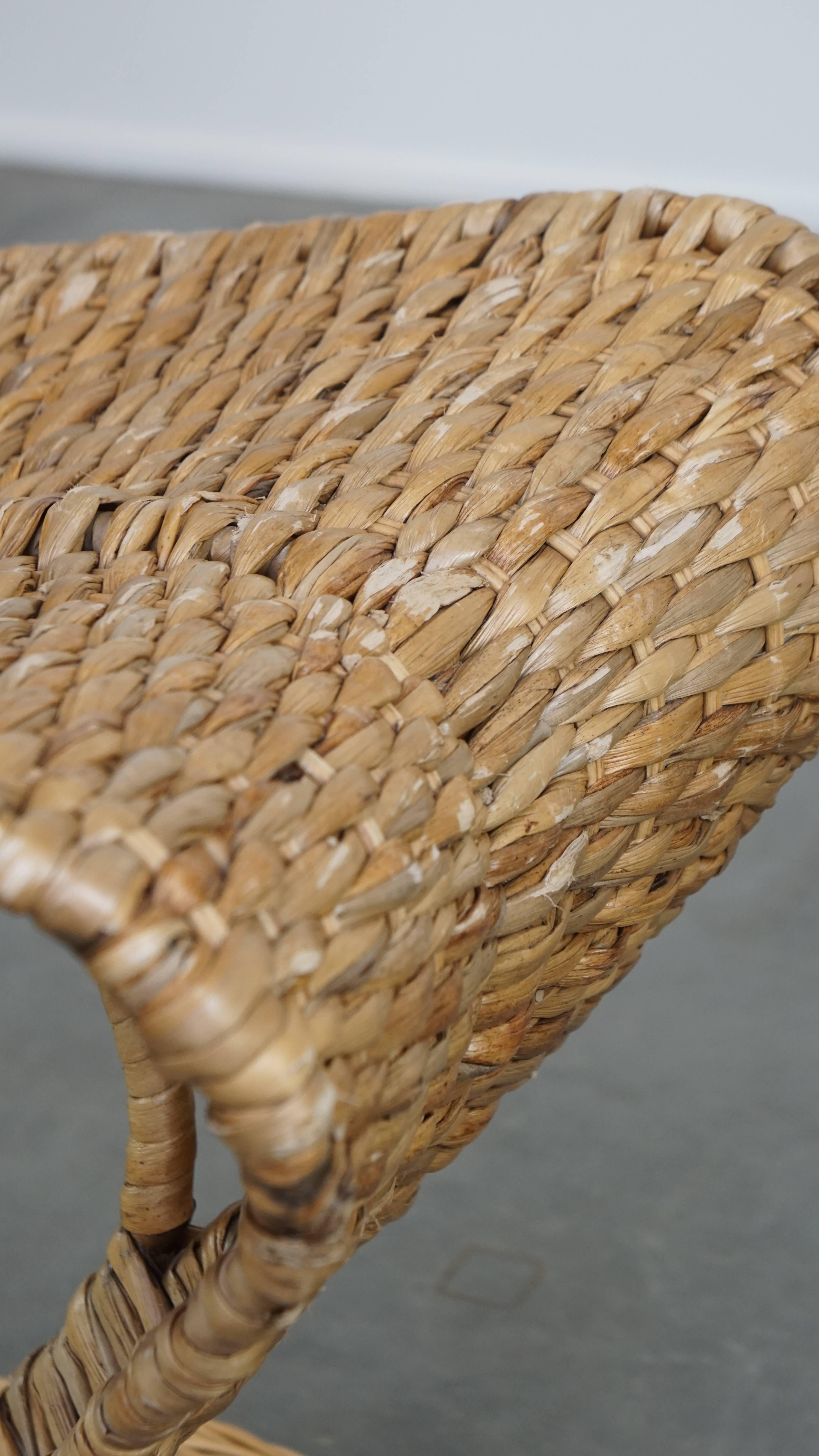 Sillón Banana Leaf S-Chair vintage de diseño italiano de mediados de siglo de Marzio Cecchi en venta 1