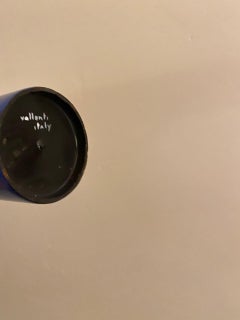 Vintage Midcentury Italian Enamel Vase by Vallenti