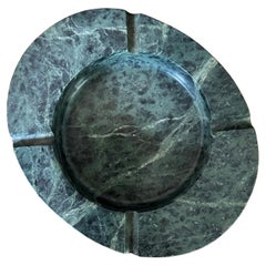 Vintage Mid-Century Italian Green Marble Ashtray