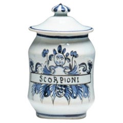 Vintage Midcentury Italian Scorpion Apothecary Jar