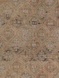 Vintage Mid-Century Jajim Wool Flatweave Rug