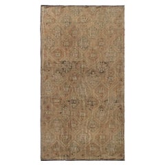 Flachgewebter Vintage-Teppich aus Wolle von Jajim aus der Jahrhundertmitte