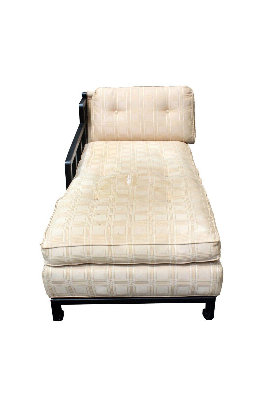20th Century Vintage Mid Century James Mont 2 Piece Asian Style Lacquered Sectional Sofa For Sale